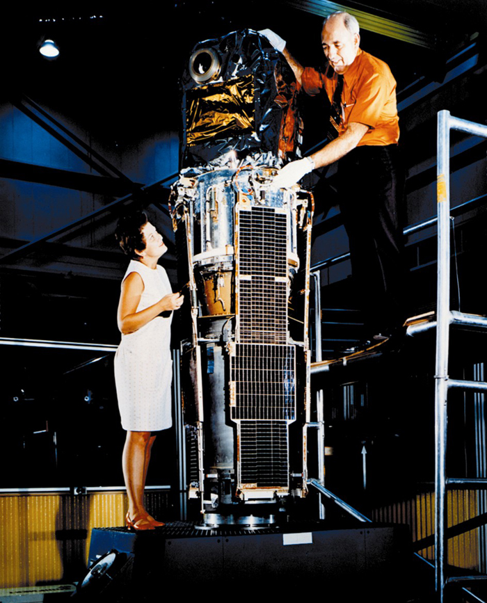 Space History Photo: Marjorie Townsend and SAS-1